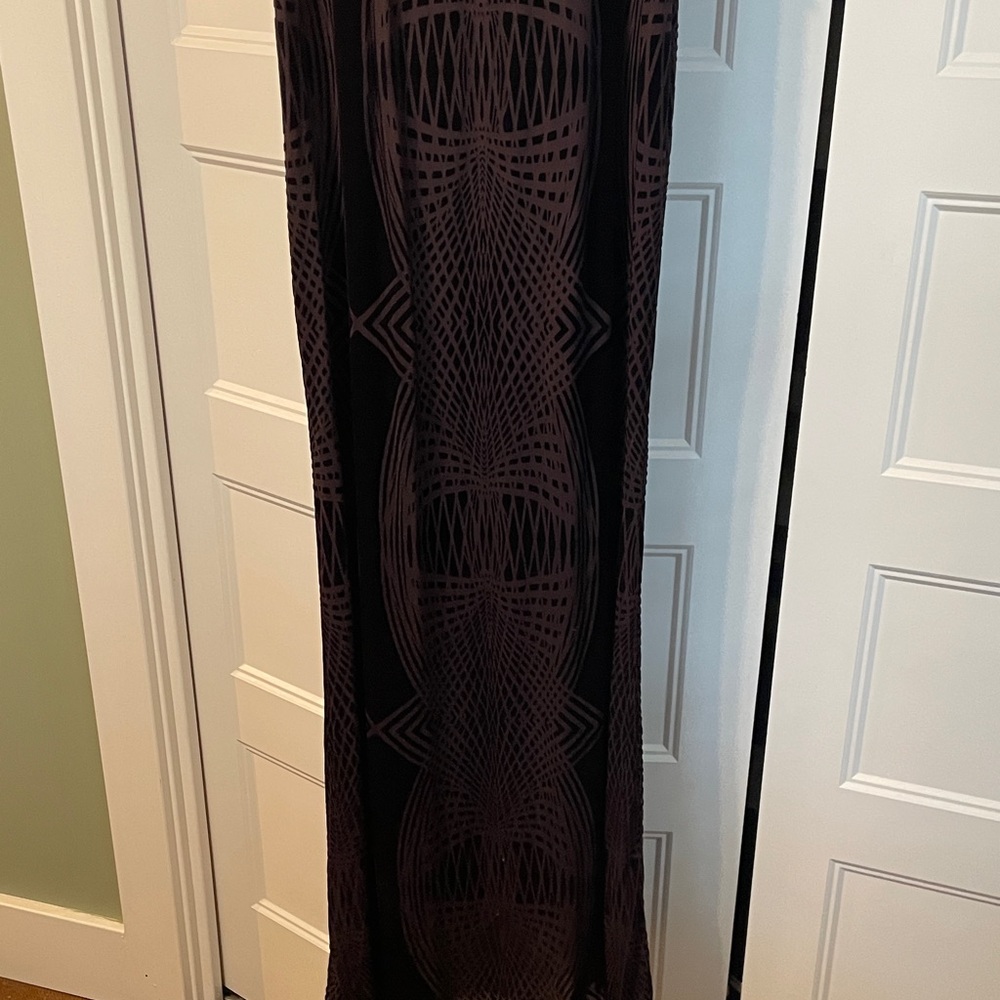 Adrianna Papell Purple Velvet Maxi Dress - Picture 4 of 4